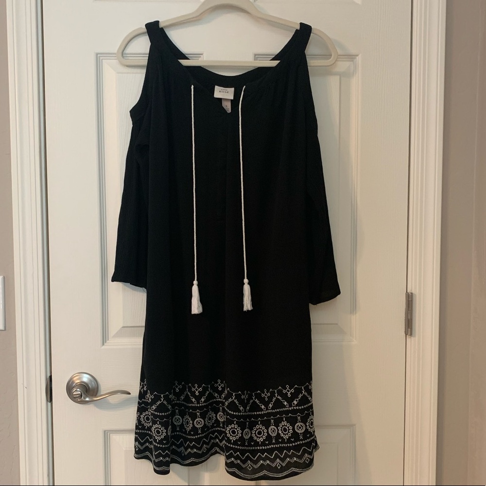 SZ S Knox Rose for Target Black Summer Dress